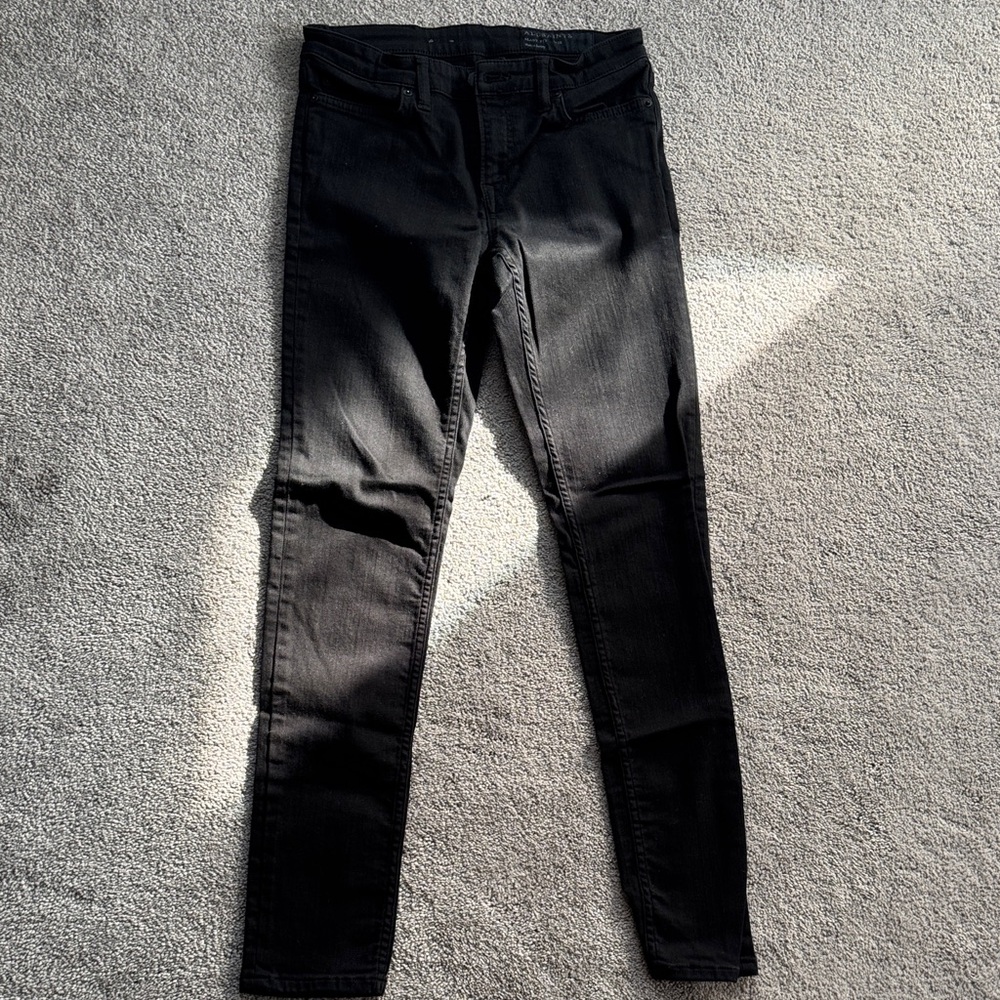 All Saints black skinny jeans